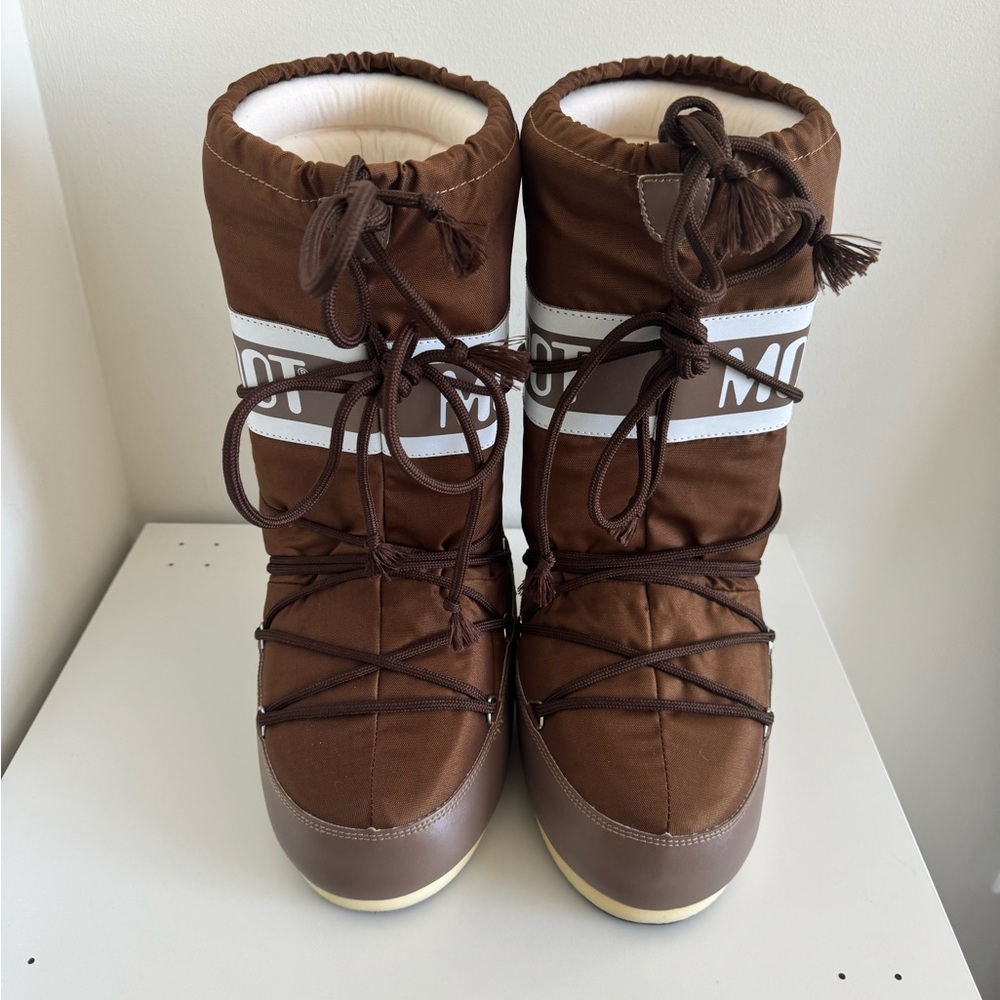 New in Bag - Brown Moon Boots size 35/38 - Picture 6 of 8